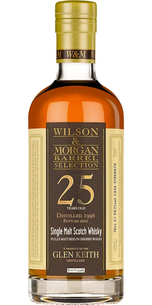 Glen Keith 1996 WM Barrel Selection - Cask Strength 25 Year Old 2021 Release (Cask #142489) Single Malt Scotch Whisky | 700ML