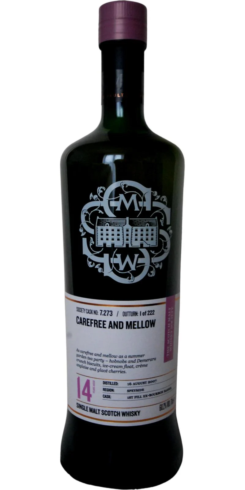 Longmorn 2007 SMWS 7.273 Carefree and mellow 14 Year Old 2021 Release (Cask #7.273) Single Malt Scotch Whisky | 700ML - Whiskey