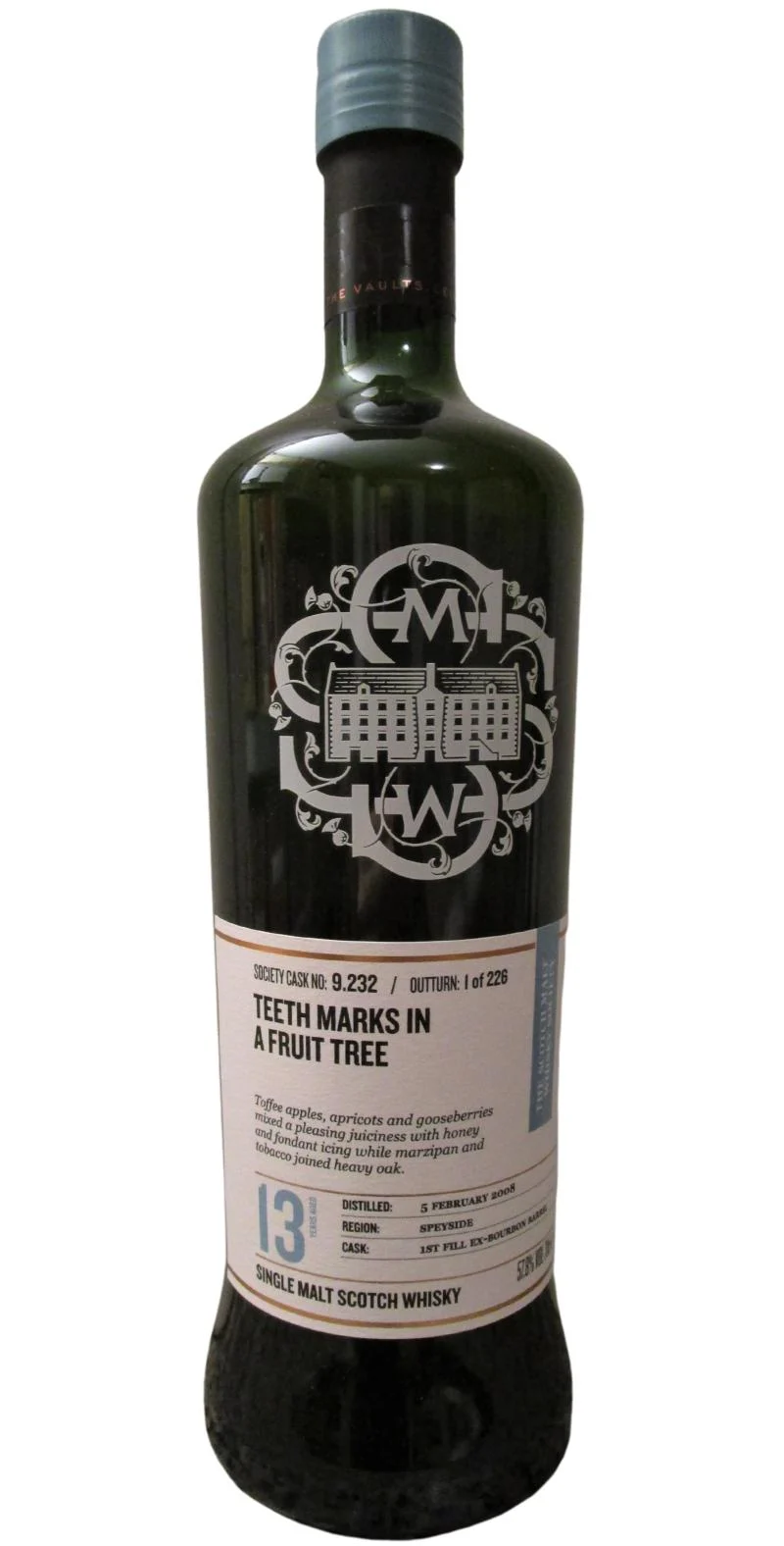 Glen Grant 2008 SMWS 9.232 Teeth marks in a fruit tree 13 Year Old 2021 Release (Cask #9.232) Single Malt Scotch Whisky | 700ML - Whiskey