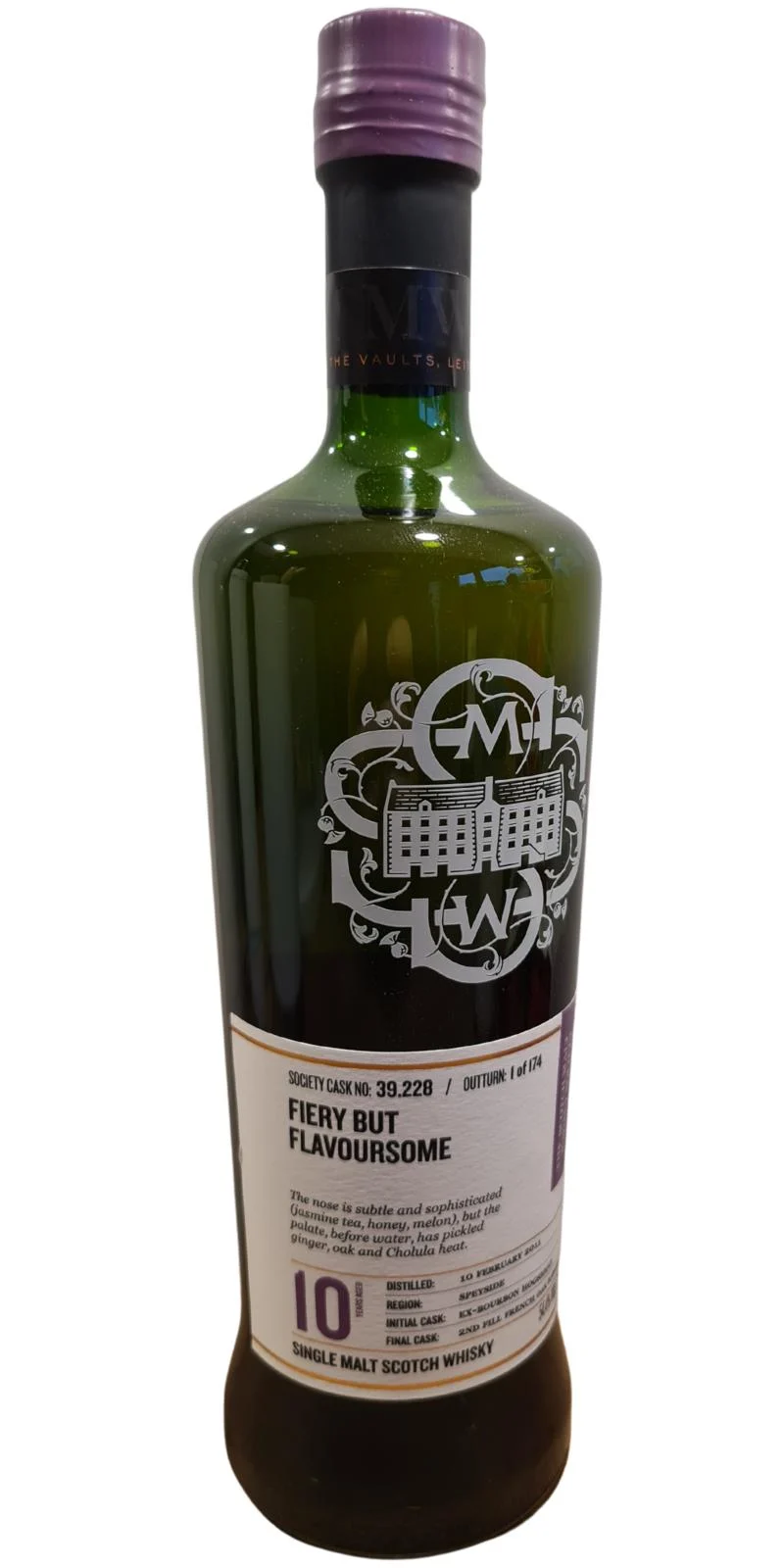 Linkwood 2011 SMWS 39.228 Fiery but flavoursome 10 Year Old 2021 Release (Cask #39.228) Single Malt Scotch Whisky | 700ML - Whiskey