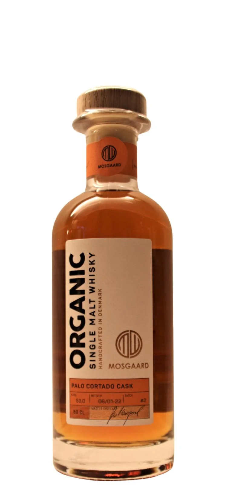 Mosgaard Organic Palo Cortado Batch 2 Single Malt Whisky | 500ML - Whiskey