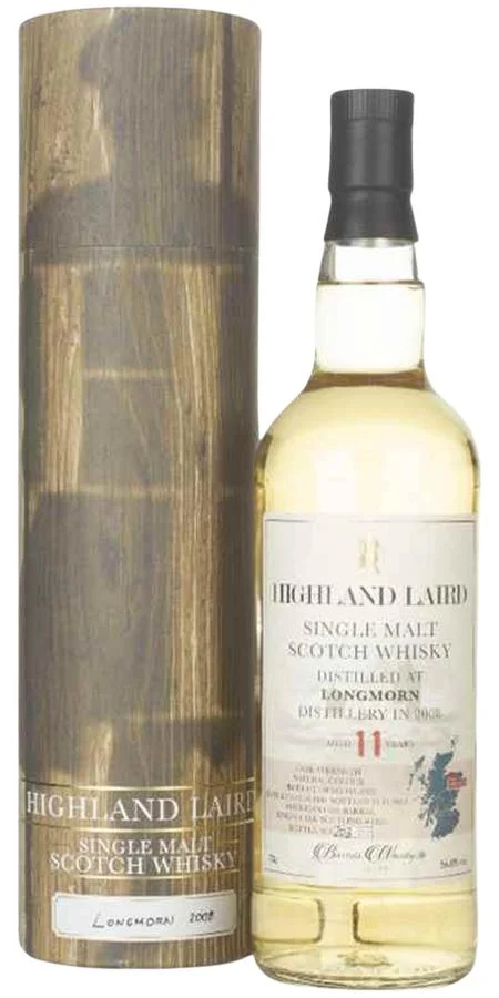 Longmorn 2008 BRI Highland Laird (Cask #1229) 11 Year Old 2019 Release Single Malt Scotch Whisky | 700ML - Whiskey