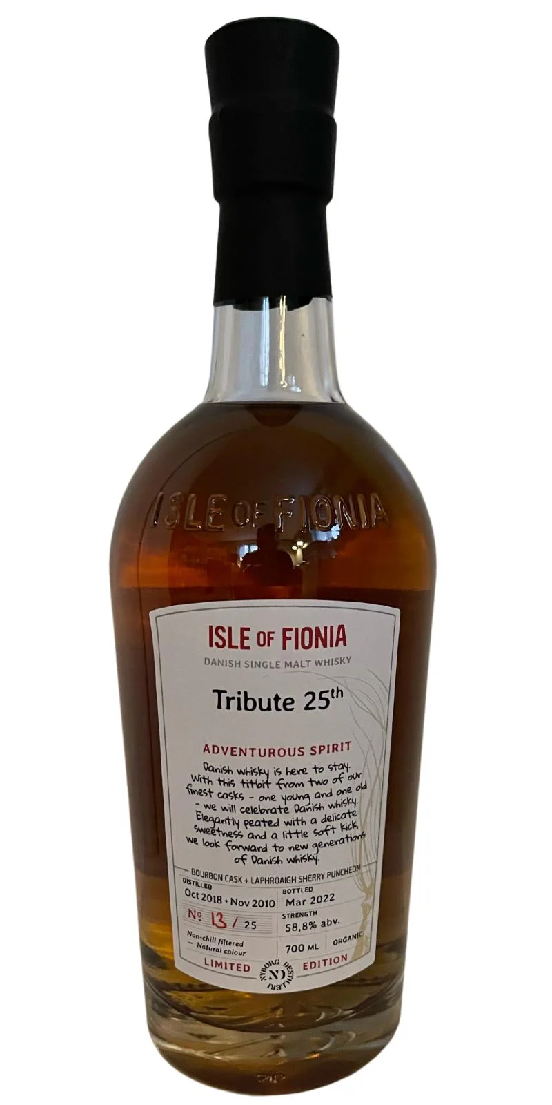 Isle of Fionia Tribute 25th Adventurous Spirit Limited Edition Single Malt Whisky | 700ML - Whiskey