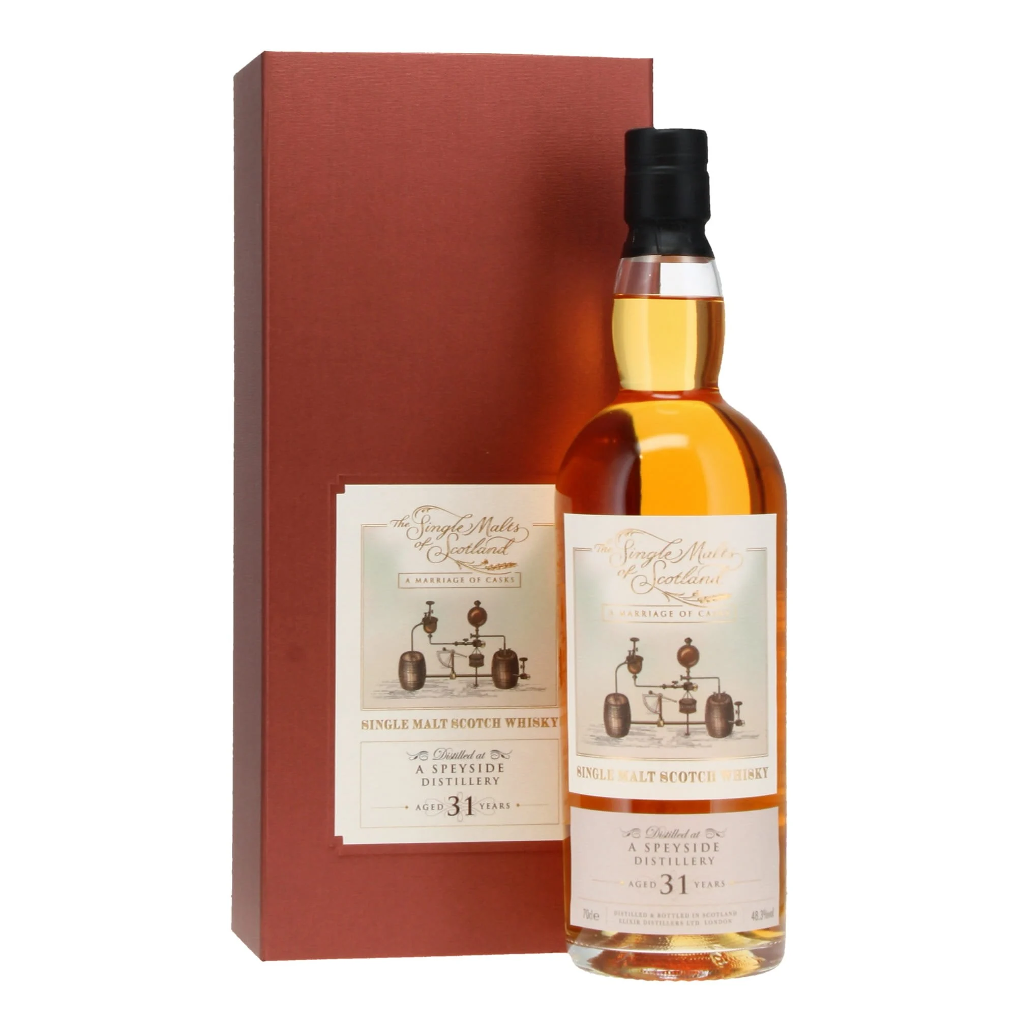 Undisclosed Speyside Single Malts Of Scotland Single Cask 31 Year Old Whisky | 700ML - Whiskey