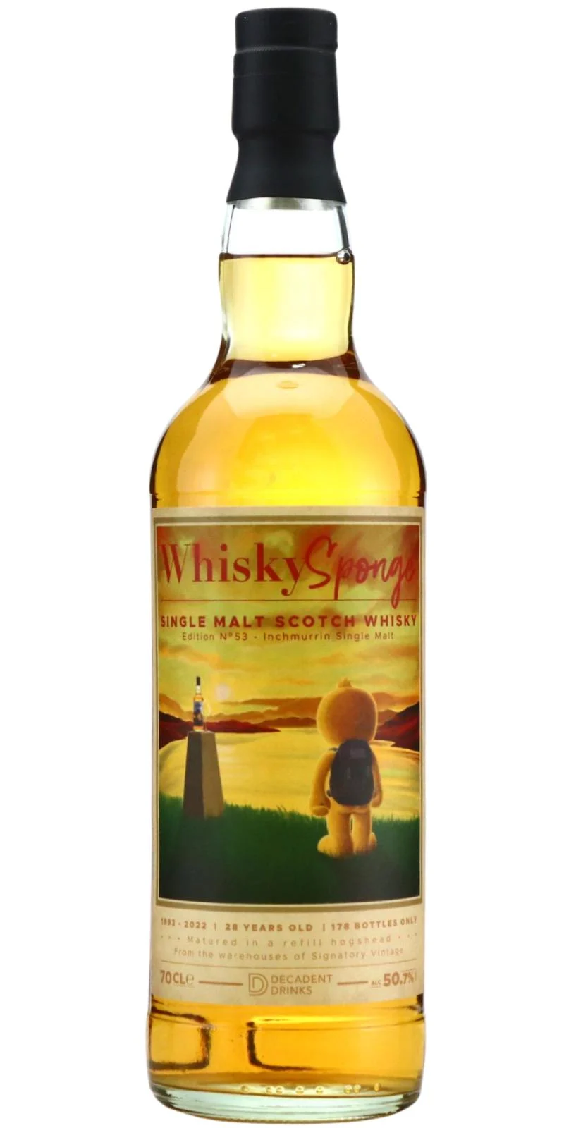 Inchmurrin 1993 (Whisky Sponge) 28 Year Old Edition No. 53 Scotch Whisky | 700ML - Whiskey