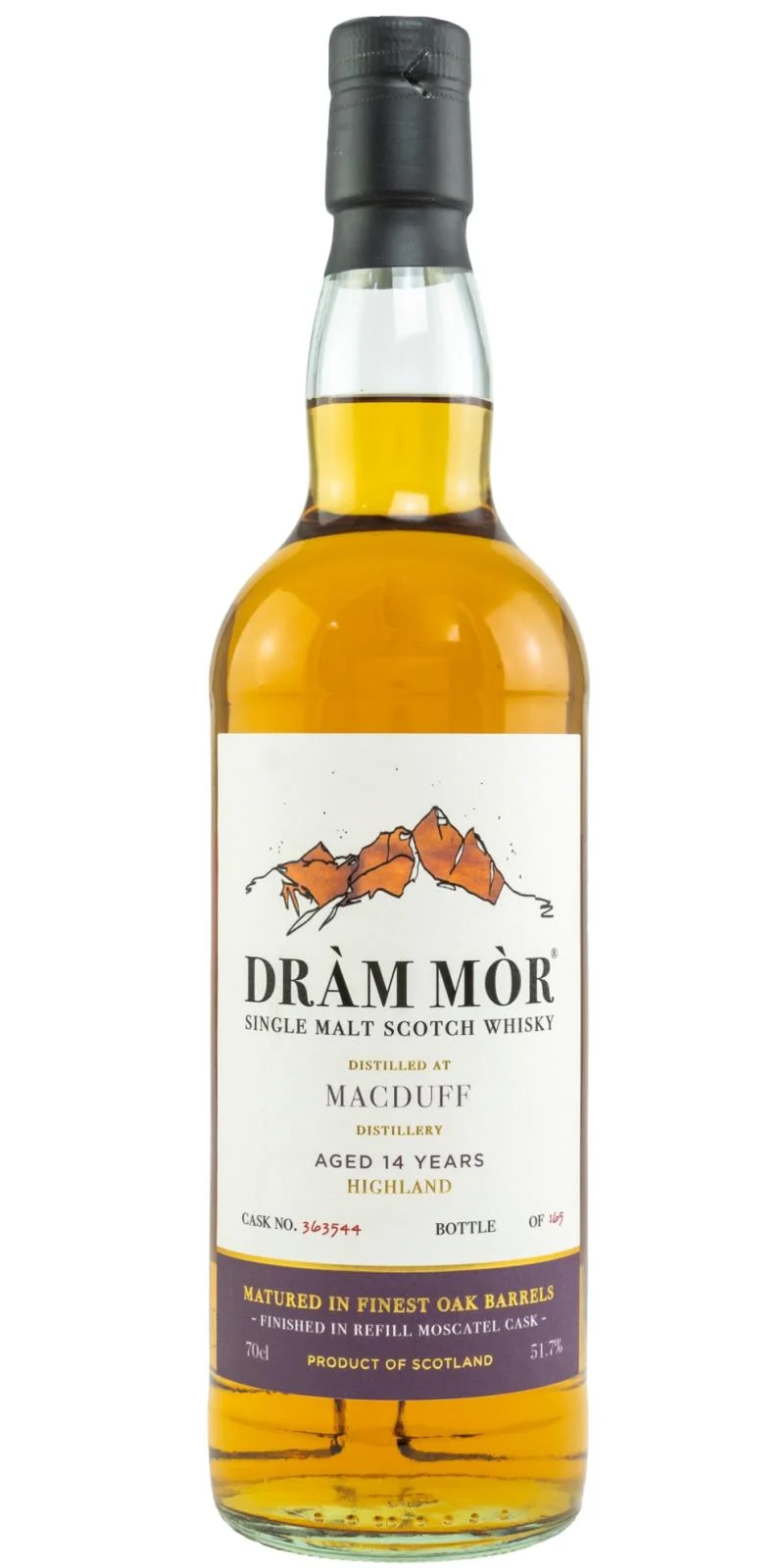 Macduff 14 Year Old (Dram Mor) Single Malt Scotch Whisky | 700ML - Whiskey