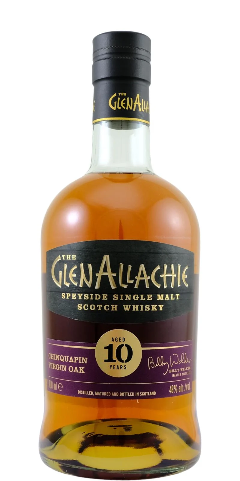 Glenallachie 10 Year Old Virgin Oak Series Chinquapin Oak Scotch Whisky | 700ML - Whiskey