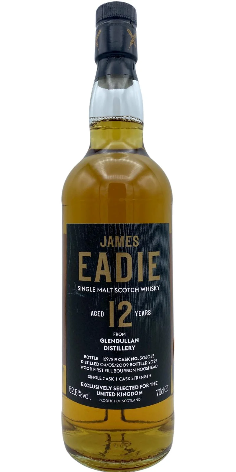 Glendullan 2009 (James Eadie) 12 Year Old Single Cask Scotch Whisky | 700ML - Whiskey