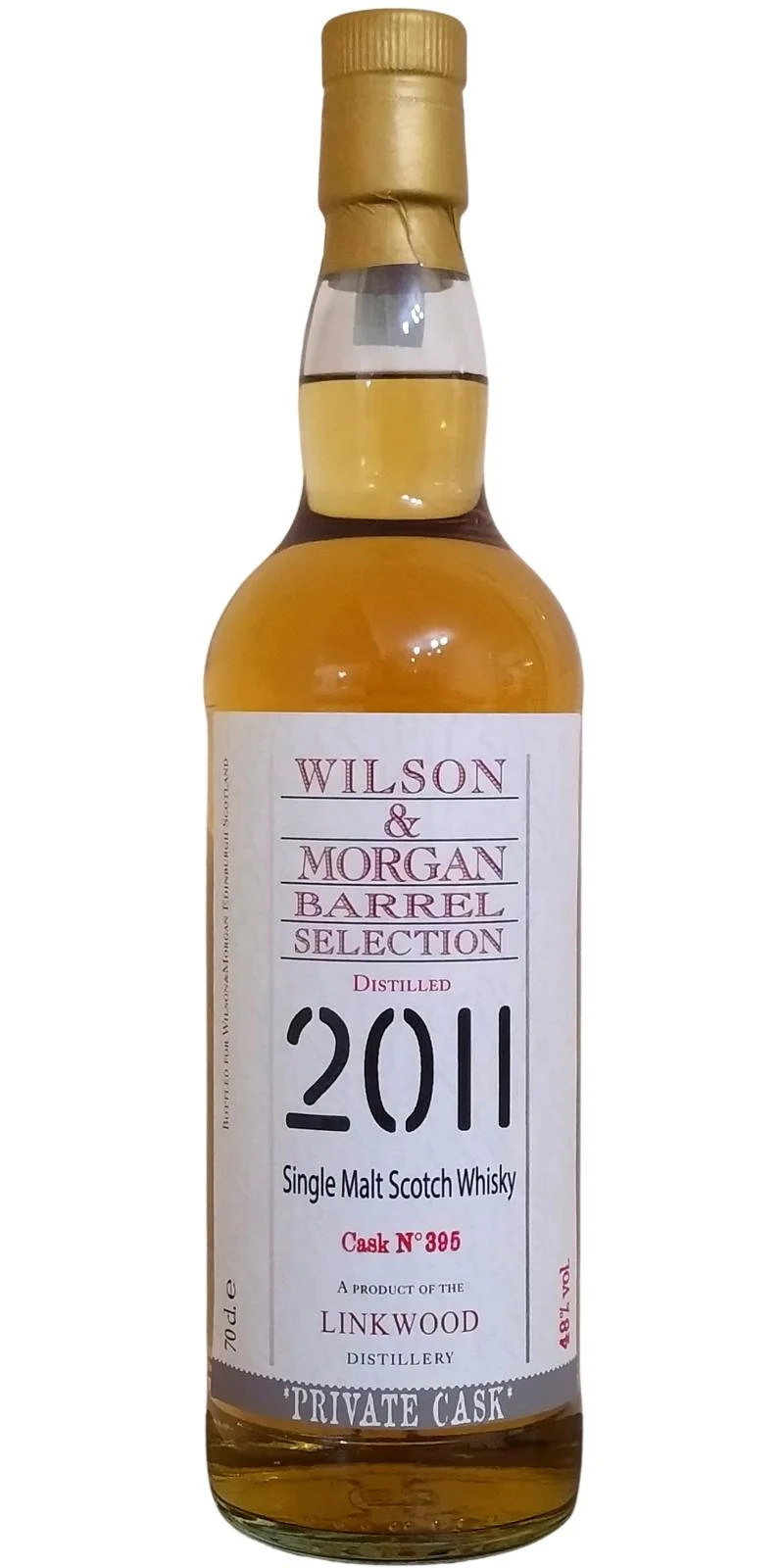Linkwood 2011 (Wilson & Morgan) Barrel Selection Private Cask 11 Year Old Scotch Whisky | 700ML - Whiskey