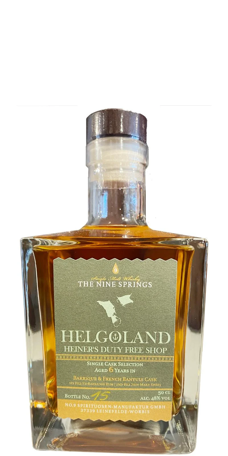 The Nine Springs 2016 Helgoland Edition IV 6 Year Old Whisky | 500ML - Whiskey