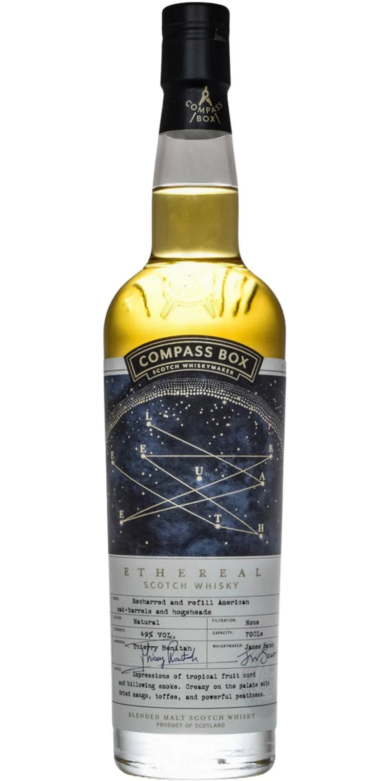 Ethereal Scotch Whisky CB 2021 Lanzamiento Whisky de malta mezclado | 700ML