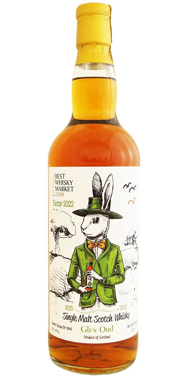 Glen Ord 2015 (Best Whisky Market) Easter Edition 2022 Scotch Whisky | 700ML - Whiskey