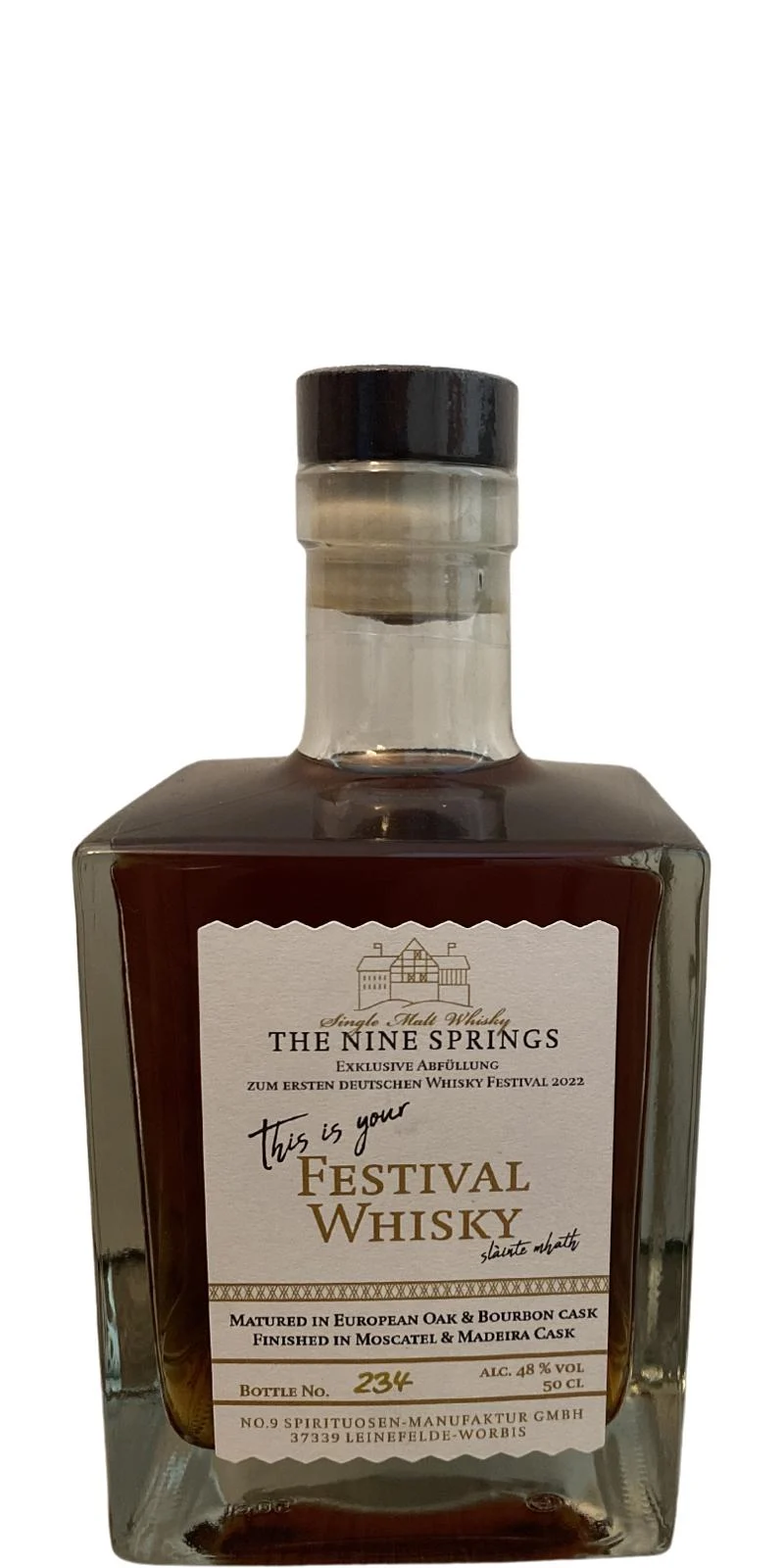 The Nine Springs Festival 2022 Single Malt Whisky | 500ML - Whiskey