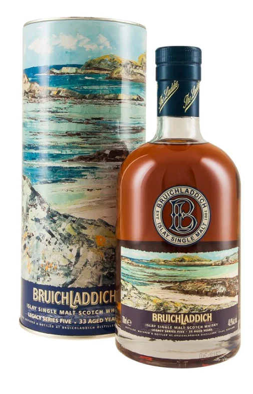 Bruichladdich 33 Year Old Legacy Series #5 Single Malt Scotch Whisky | 700ML - Whiskey