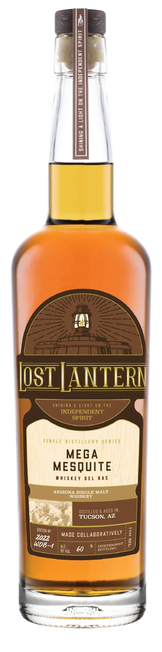 Lost Lantern "Mega Mesquite" Whiskey Del Bac Arizona Single Malt