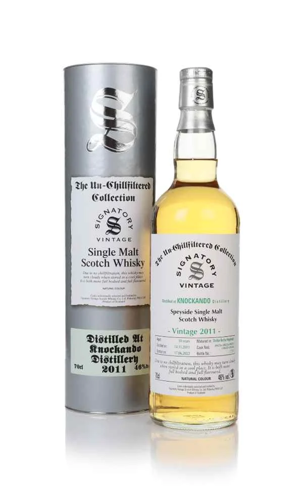 Knockando 10 Year Old 2011 (casks 306236 & 306238 & 306243 & 306245 & 306246) - Un-Chillfiltered Collection (Signatory) | 700ML