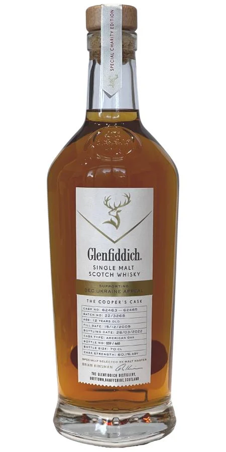 Glenfiddich 2009 Spirit Of Speyside 2022 The Cooper's Cask 12 Year Old Scotch Whisky | 700ML - Whiskey