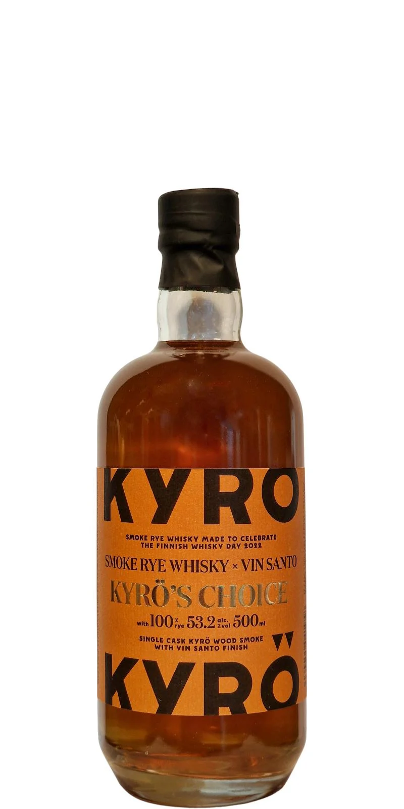 Kyro 's Choice Smoke Rye Whisky | 500ML - Whiskey