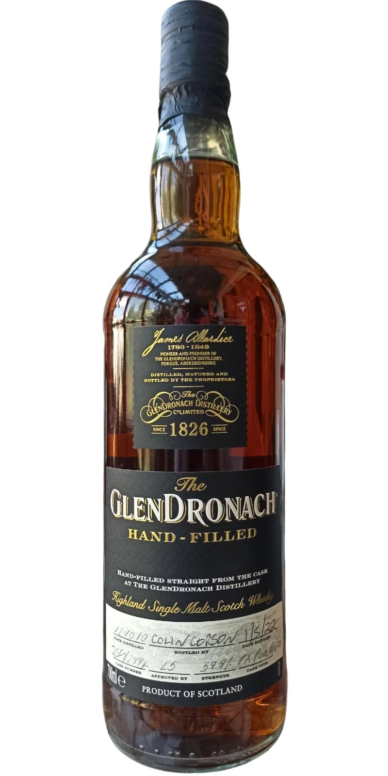 Glendronach 2010 Hand-Filled 11 Year Old Scotch Whisky | 700ML