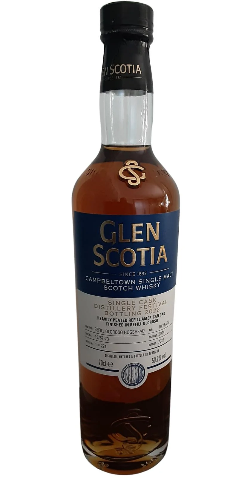 Glen Scotia 2004 Campbeltown Malts Festival 2022 (18 Year Old) Scotch Whisky | 700ML - Whiskey