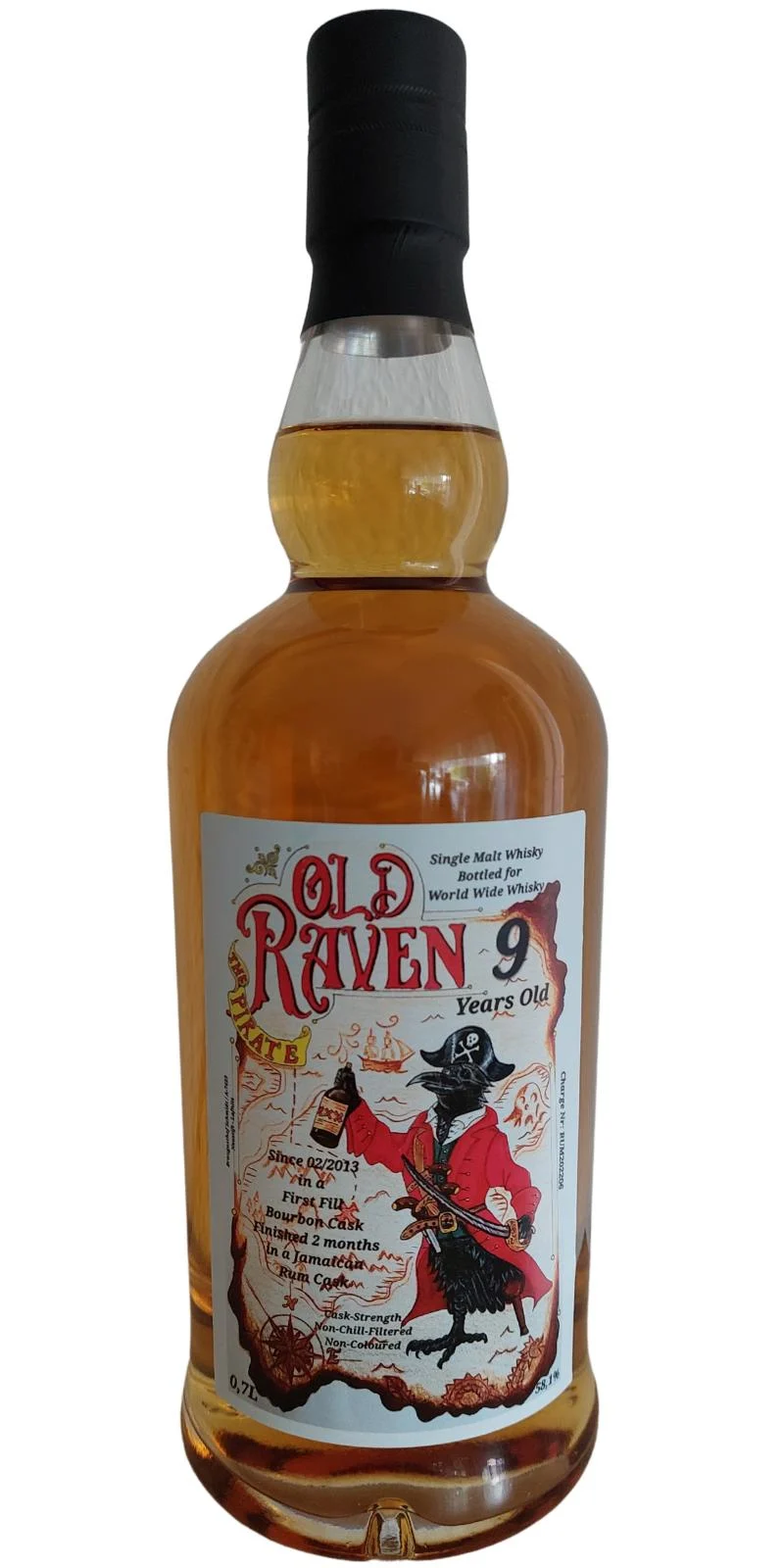 Old Raven 2013 The Pirate 9 Year Old Single Malt Whisky | 700ML - Whiskey