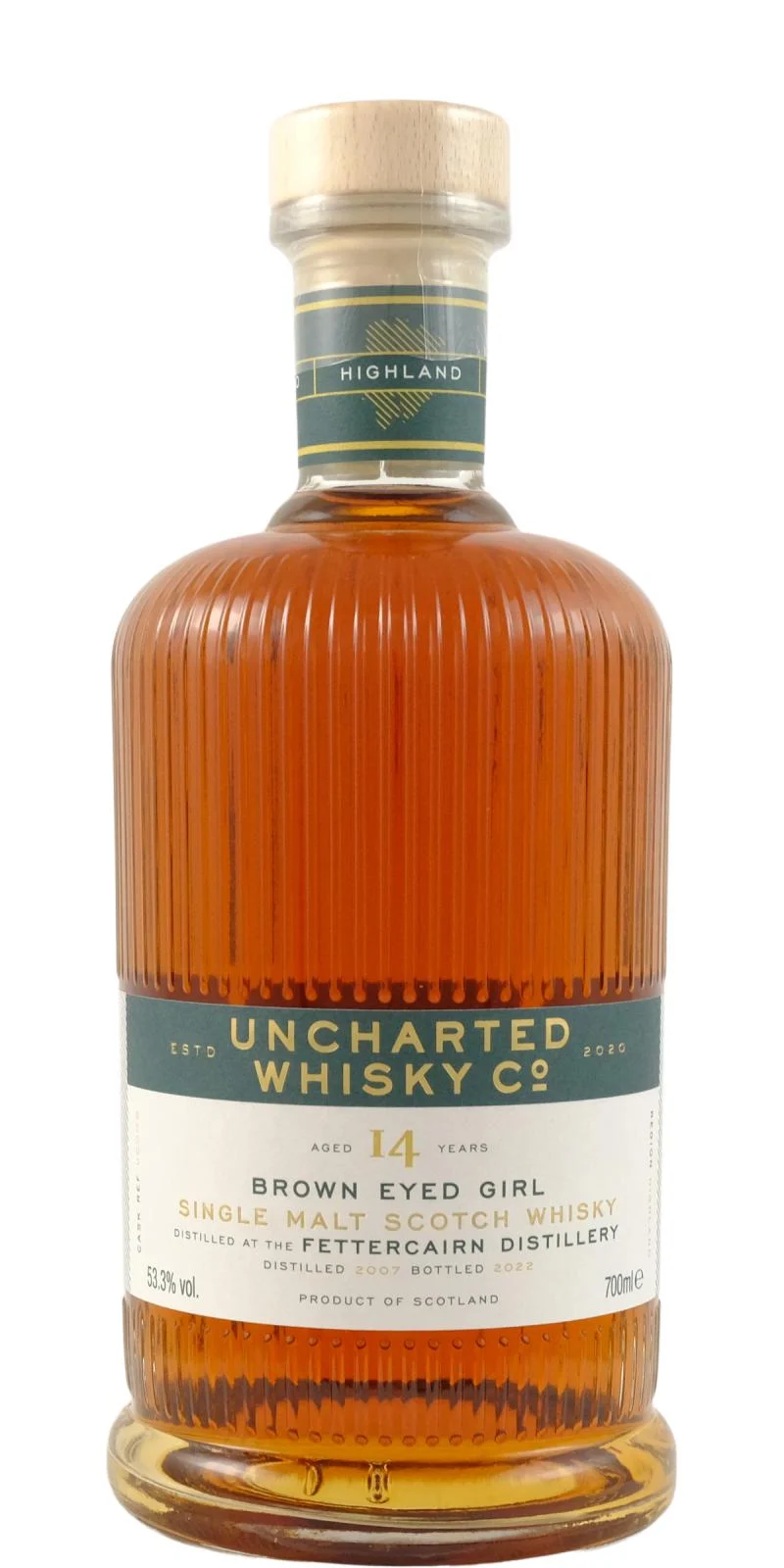 Fettercairn 2007 (Uncharted Whisky Co.) 14 Year Old Brown Eyed Girl Scotch Whisky | 700ML - Whiskey
