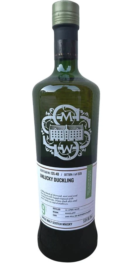 Loch Lomond 2012 SMWS 135.40 Unlucky duckling 9 Year Old 2021 Release (Cask #135.4) Single Malt Scotch Whisky | 700ML - Whiskey
