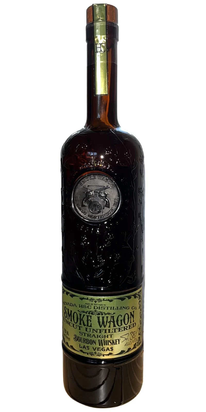 Smoke Wagon 4 Year Old Uncut Unfiltered Straight Bourbon Whiskey