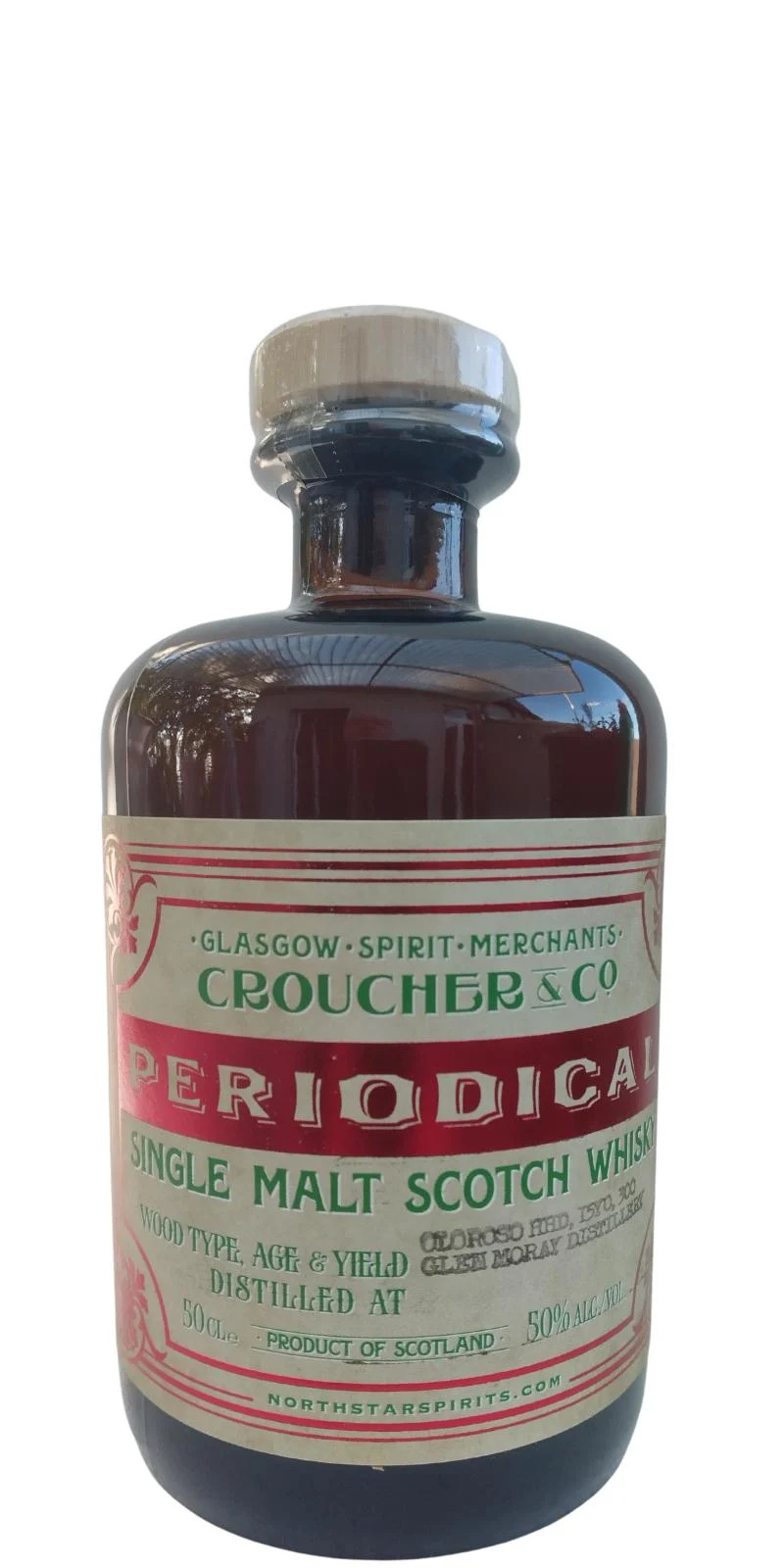 Glen Moray 15 Year Old (Croucher & Co) Periodical Single Malt Scotch Whisky | 500ML - Whiskey