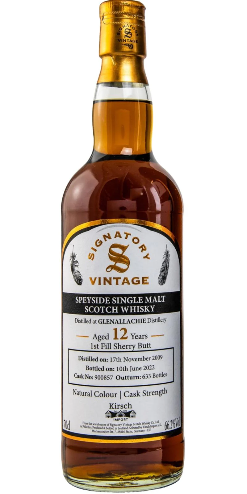 Glenallachie 2009 (Cosecha firmante) Whisky escocés de 12 años | 700ML