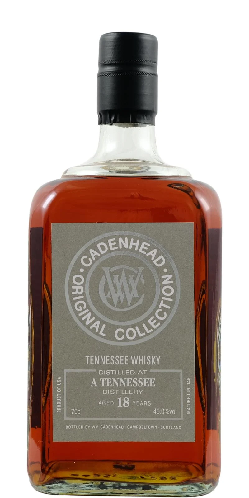 Whisky Tennessee de 18 años de la colección Cadenhead | 700ML