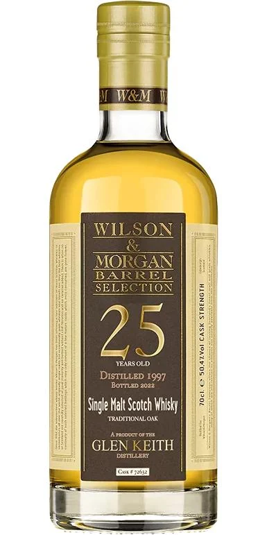 Glen Keith 1997 (Wilson & Morgan) 25 Year Old Barrel Selection Special Release Scotch Whisky | 700ML - Whiskey
