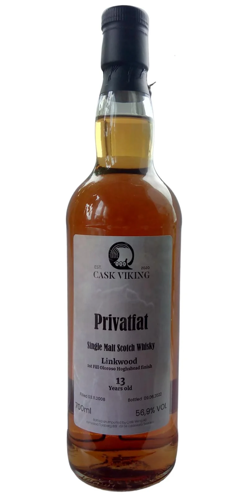 Linkwood 2008 (Cask Viking) Private Cask 13 Year Scotch Whisky | 700ML - Whiskey