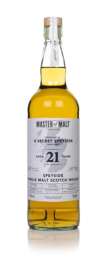 Secret Speyside Distillery 21 Year Old Single Cask (Private Label) | 700ML - Whiskey