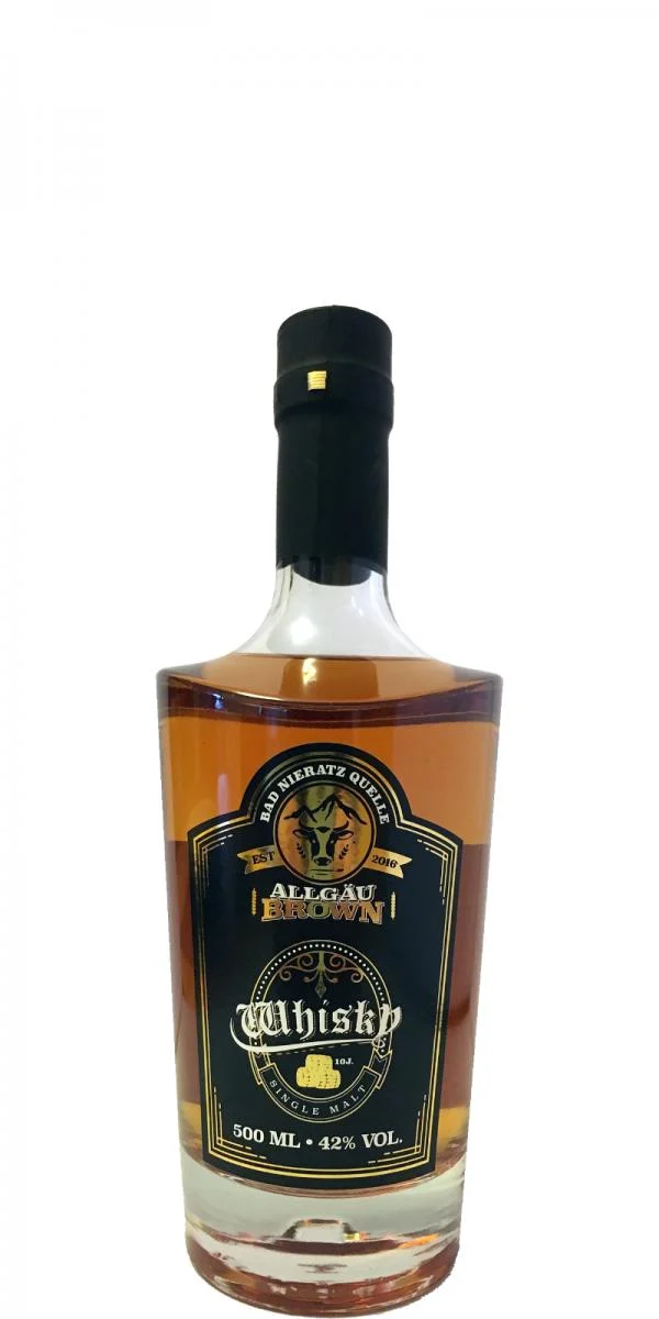 Allgäu Brown 10 Year Old Single Malt Whisky | 500ML