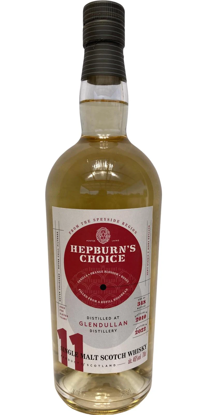 Glendullan 2010 (Hunter Laing) 11 Year Old Hepburn's Choice Scotch Whisky | 700ML - Whiskey