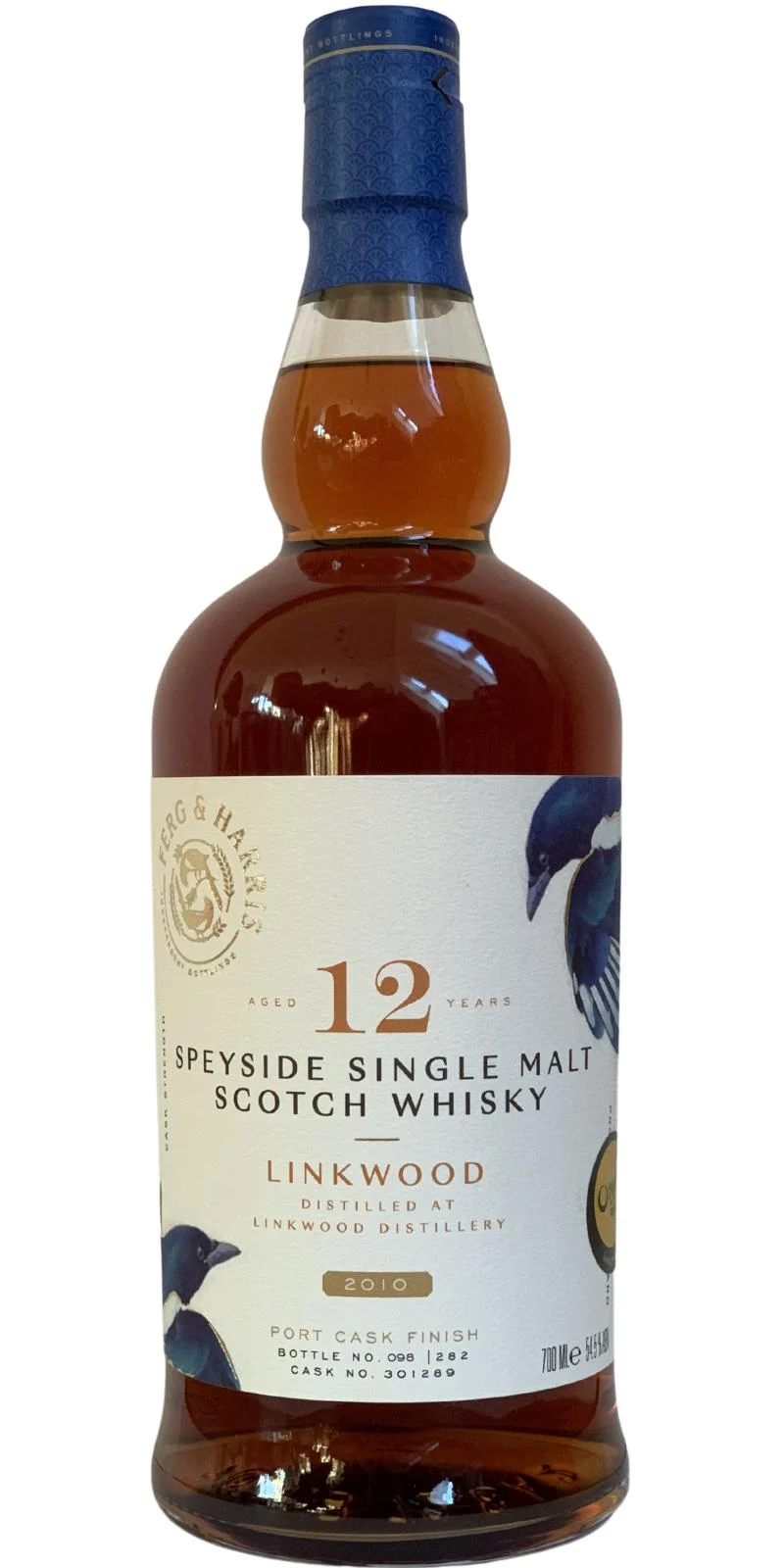 Linkwood 2010 (Young Spirits) Ferg & Harris 12 Year Old Scotch Whisky | 700ML - Whiskey