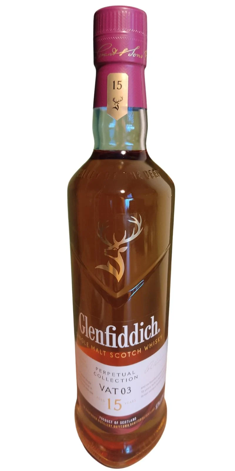 Glenfiddich 15 Year Old Perpetual VAT 03 Single Malt Scotch Whisky | 700ML - Whiskey