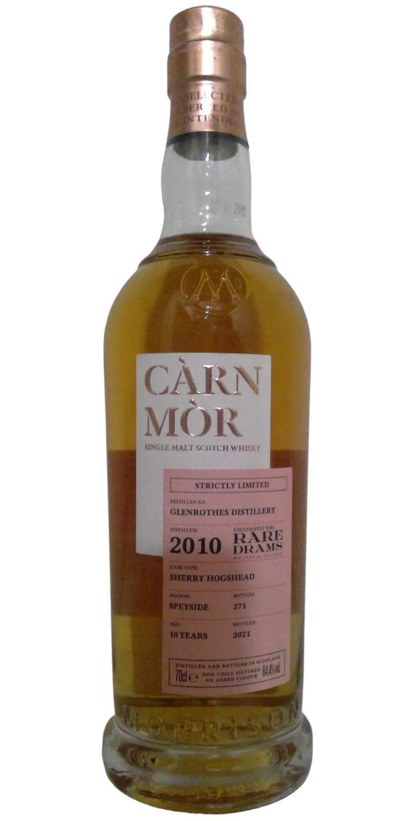 Glenrothes 2010 MSWD Càrn Mòr - Strictly Limited Edition 10 Year Old 2021 Release Single Malt Scotch Whisky | 700ML