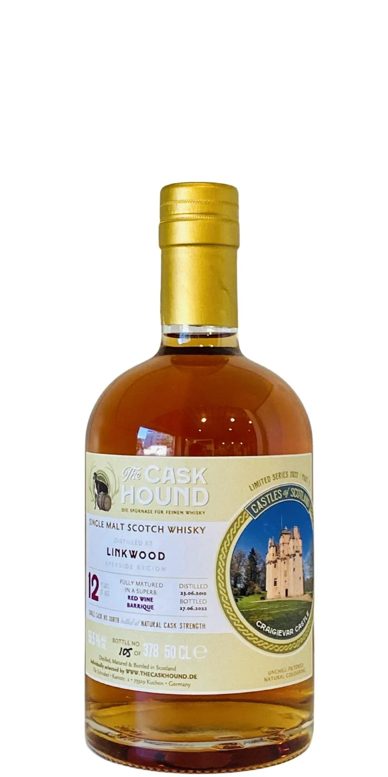 Linkwood 2010 (The Caskhound) Limited Series 2022 / Part 7 (12 Year Old) Single Malt Scotch Whisky | 500ML - Whiskey