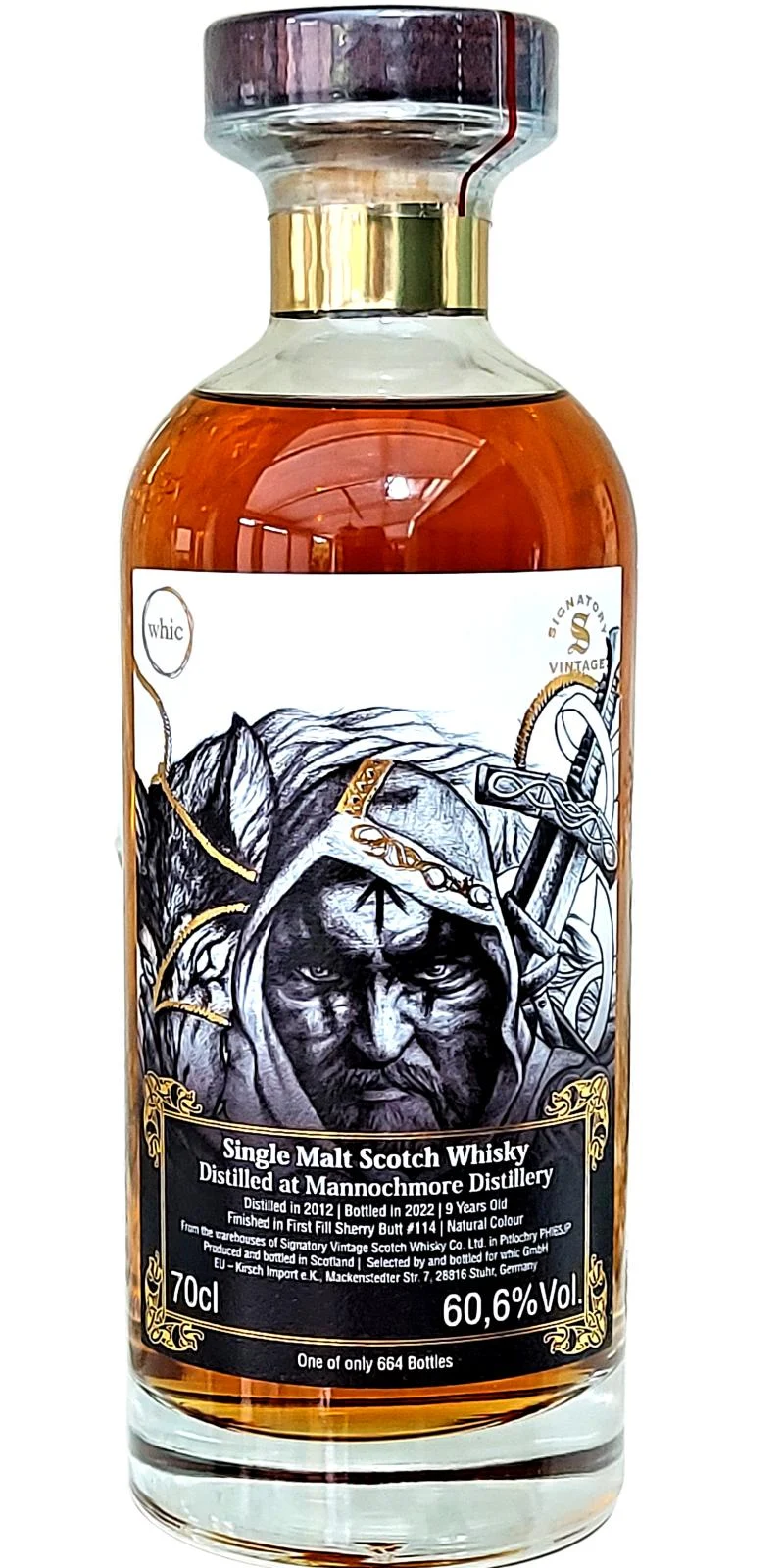 Mannochmore 2012 (Signatory Vintage) Týr Edda #3 (9 Year Old) Single Malt Scotch Whisky | 700ML - Whiskey