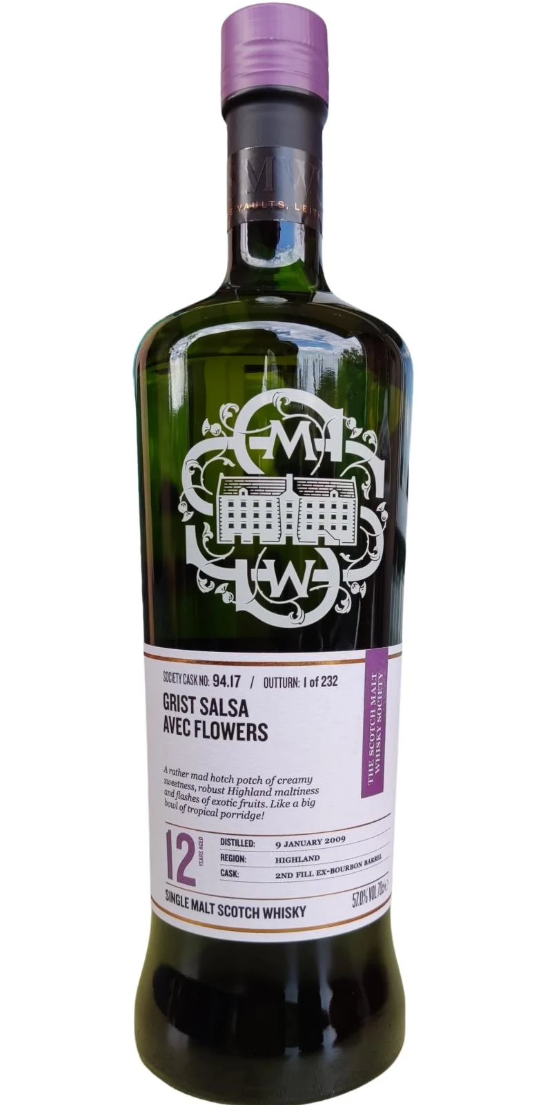 Fettercairn 2009 SMWS 94.17 Grist salsa avec flowers 12 Year Old 2021 Release (Cask #94.17) Single Malt Scotch Whisky | 700ML - Whiskey
