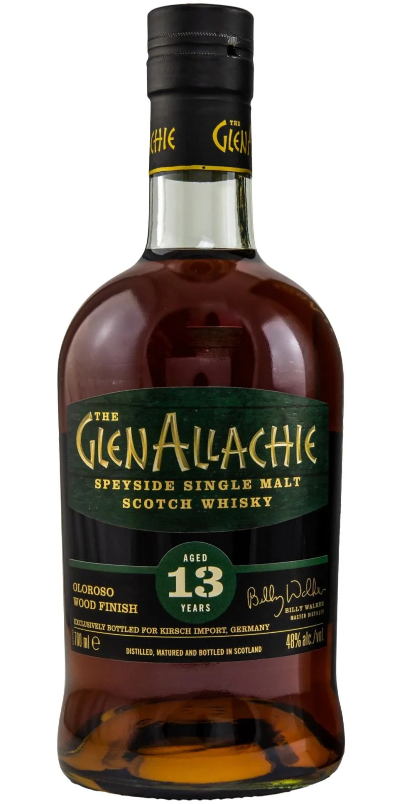 Glenallachie 13-Year-Old Oloroso Wood Finish Speside Single Malt Scotch Whisky | 700ML