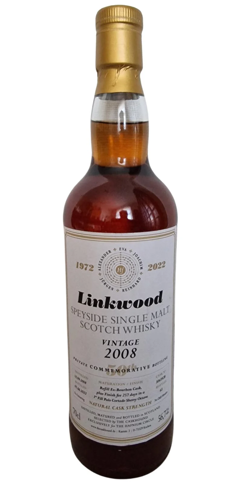 Linkwood 2008 TCaH (13 Year Old) Speyside Single Malt Scotch Whisky | 700ML - Whiskey