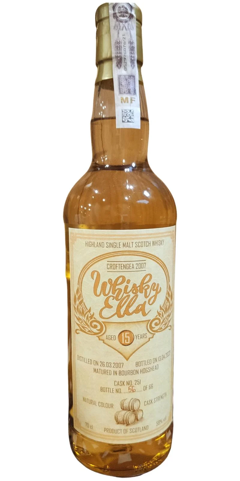 Croftengea 15-Year-Old UD (15 Year Old) Highland Single Malt Scotch Whisky | 700ML