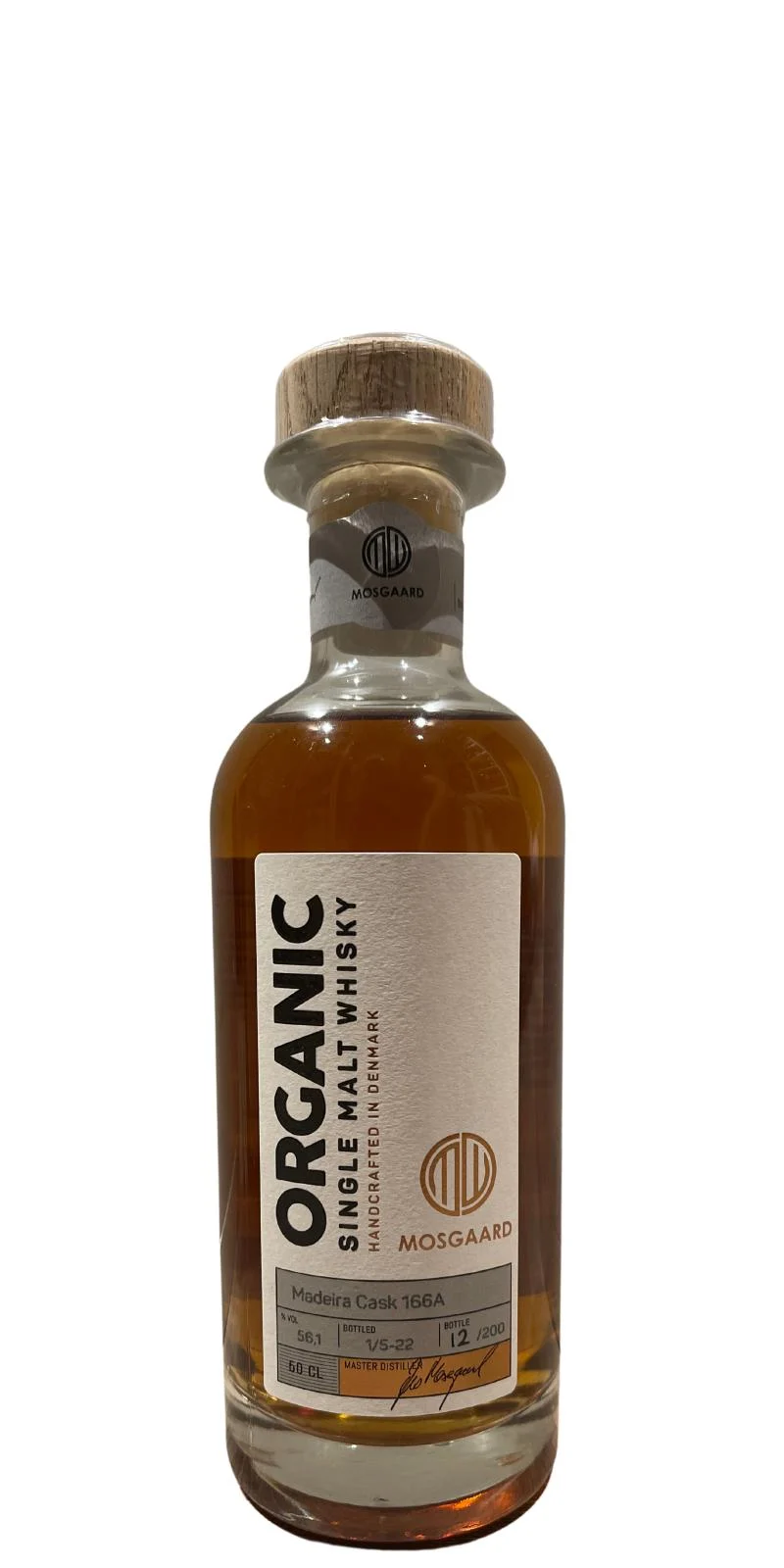 Mosgaard Organic 5 Year Old Madeira Cask Single Malt Whisky | 500ML - Whiskey