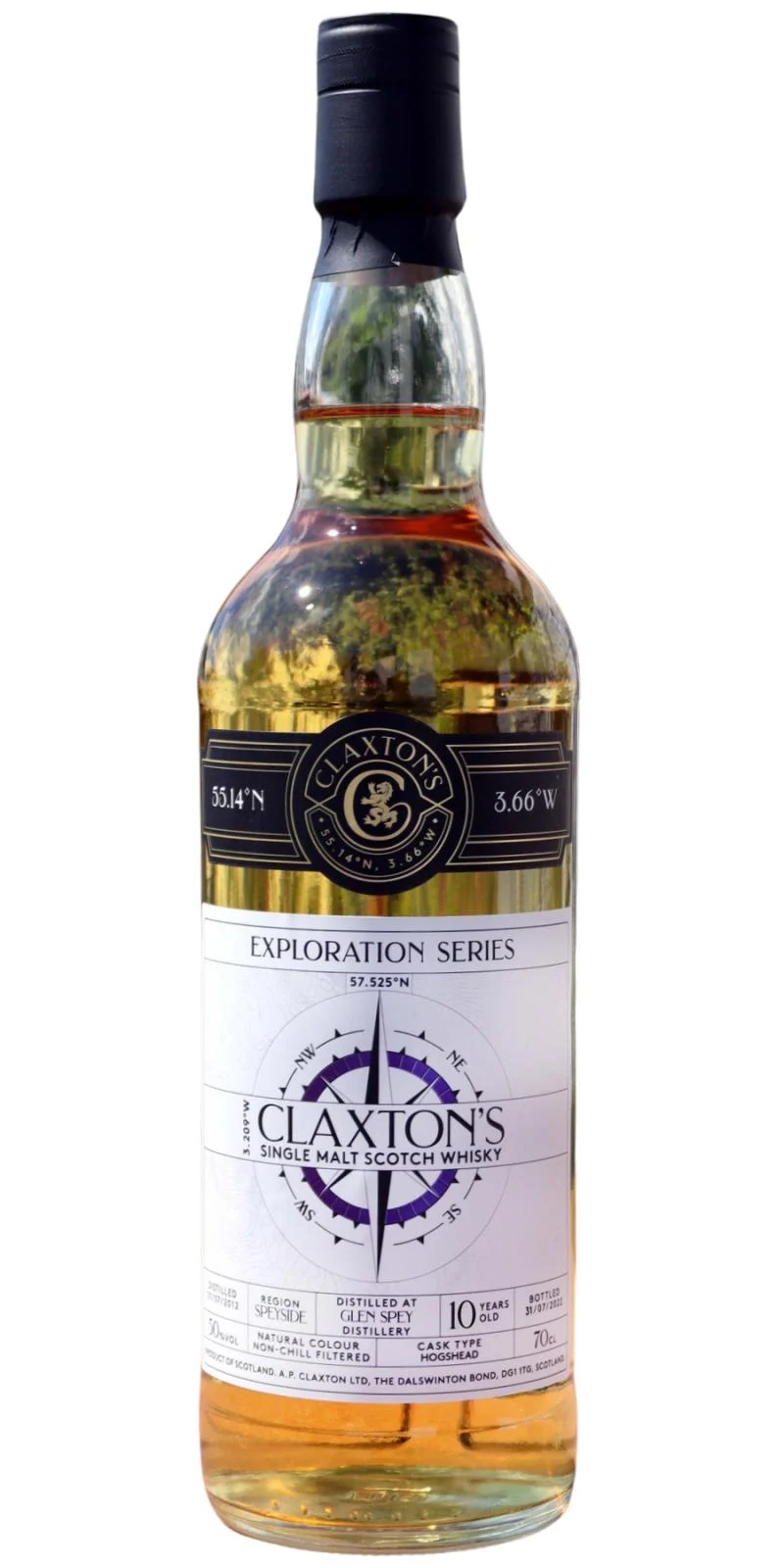 Glen Spey 2012 (Claxton's) Exploration Series (10 Year Old) Single Malt Scotch Whisky | 700ML - Whiskey
