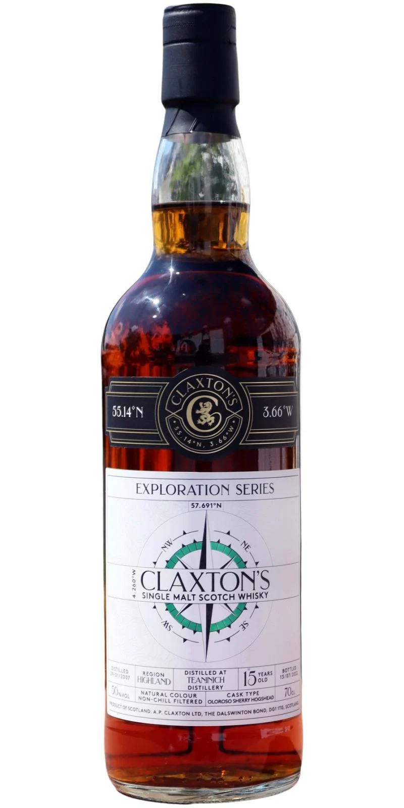 Teaninich Claxton's Exploration Series Oloroso Finish 15 Year Old Whisky | 700ML - Whiskey
