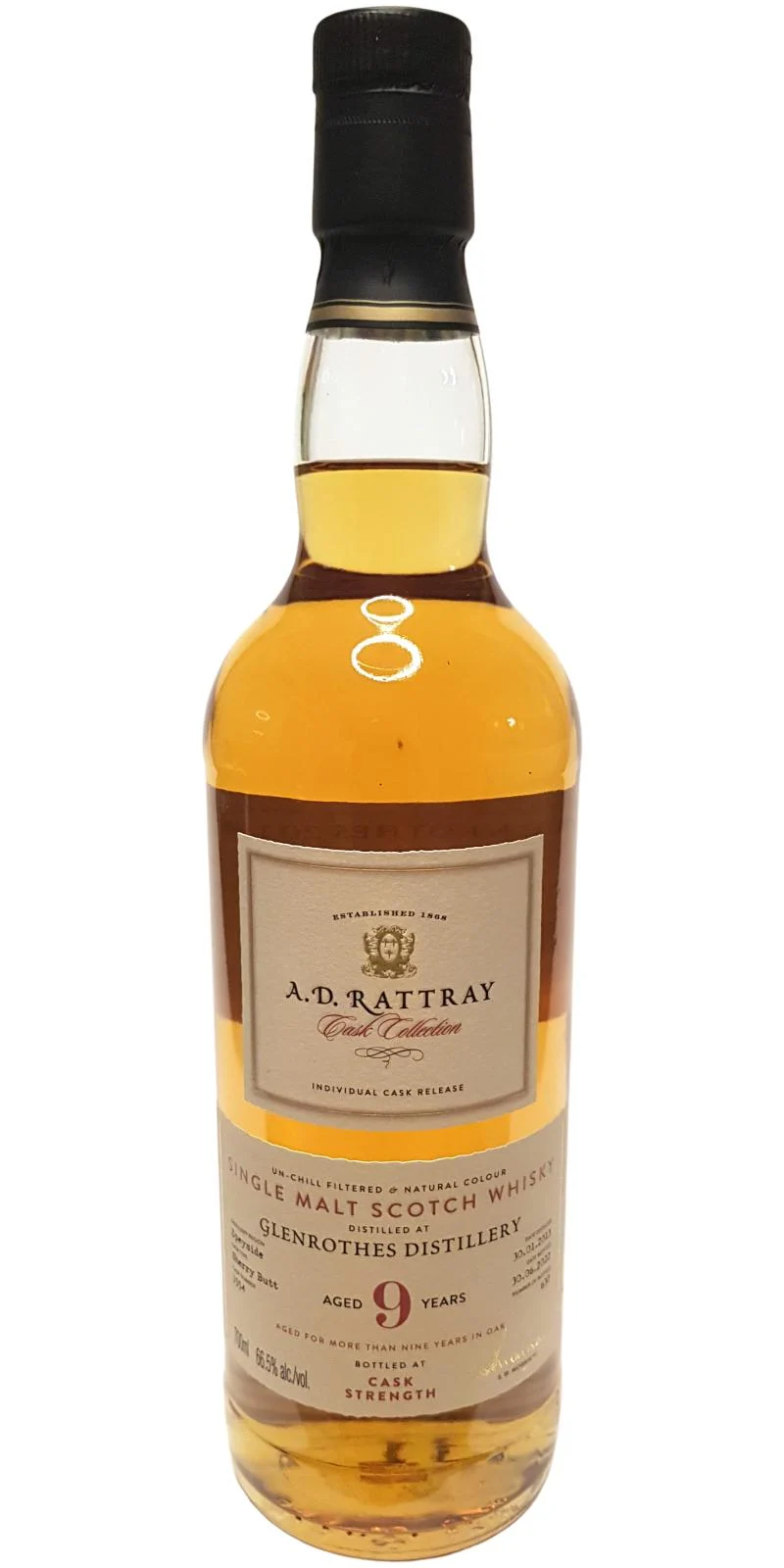 Glenrothes 2013 (A.D. Rattray) Cask Collection (9 Year Old) Single Malt Scotch Whisky | 700ML - Whiskey