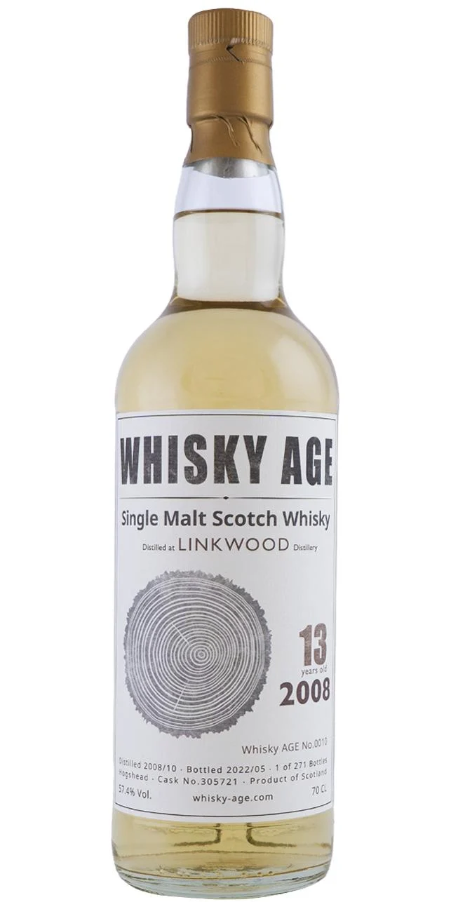 Linkwood 2008 (Whisky AGE) No. 0010 (13 Year Old) Single Malt Scotch Whisky | 700ML - Whiskey